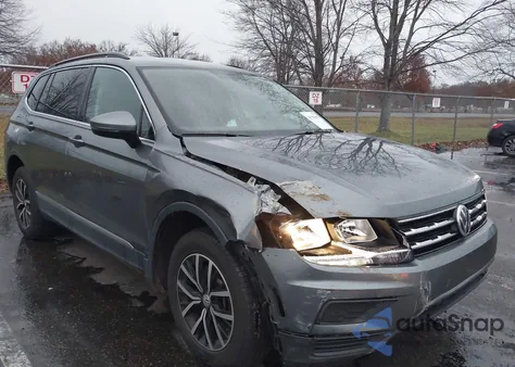 2021 Volkswagen Tiguan 2.0T Se/2.0T Se R-Line Black/2.0T Sel из США, поврежденный, VIN 3VV3B7AX7MM006636